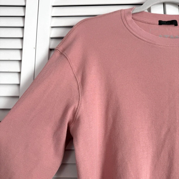 ATM Crew Neck Long Sleeve Cotton Top Sweatshirt Size Large - Picture 4 of 6